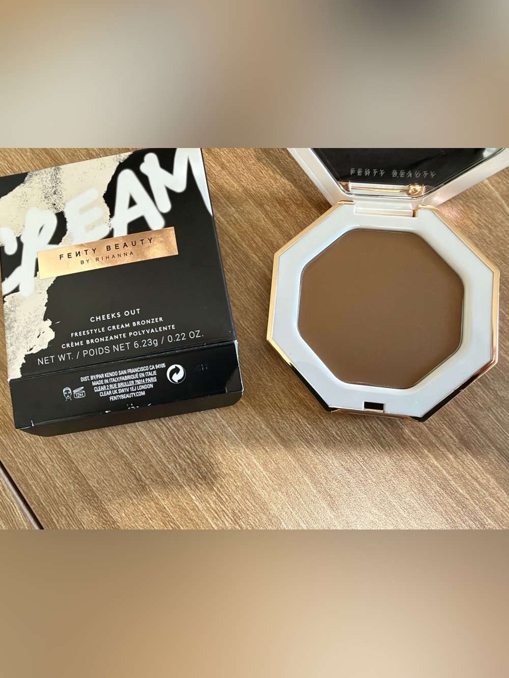 Fenty - Cheeks Out -  Teddy - Cream Bronzer - Brand New
